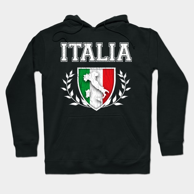 ITALIA - ITALY (vintage distressed look) Hoodie by robotface